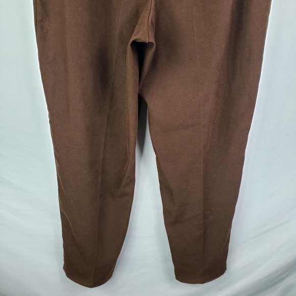 T & Company Vintage Casual Pants Sz 10 Brown - Picture 4 of 5